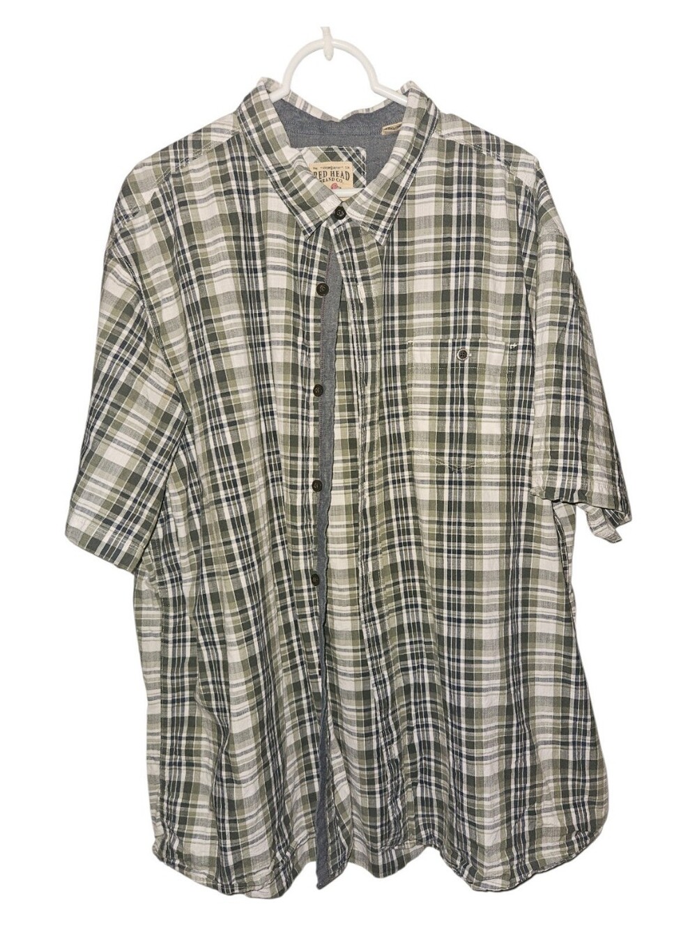 3X RedHead Plaid Shirt